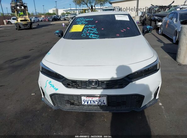 2HGFE2F57TH504461 2026 HONDA CIVIC White უკანა სალონის ხედი