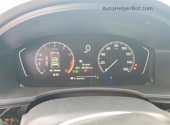 2HGFE2F57TH532793 2026 HONDA CIVIC White Widok zestawu wskaźników
