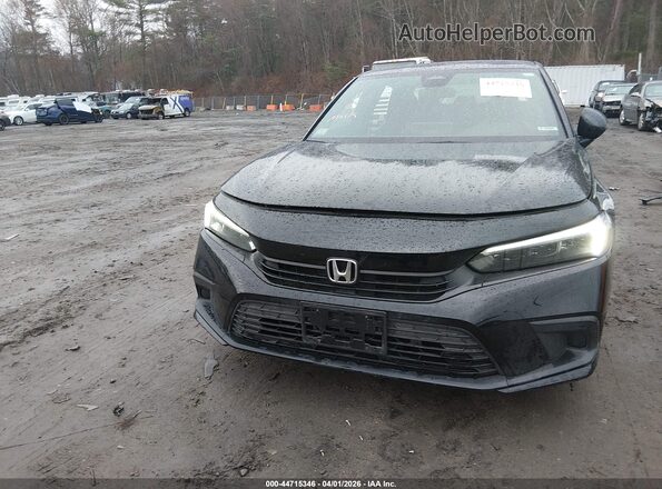 2HGFE2F58PH550371 2023 HONDA CIVIC Black Vista interior trasera