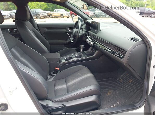 2HGFE2F58RH504526 2024 HONDA CIVIC White Widok wnętrza z przodu