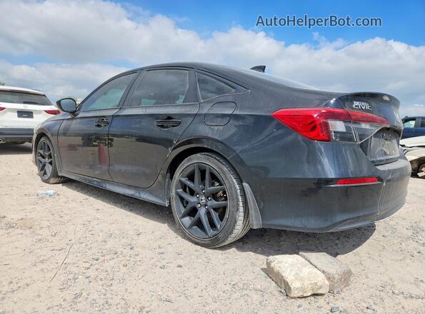 2HGFE2F58RH589724 2024 HONDA CIVIC Черный Задняя левая четверть