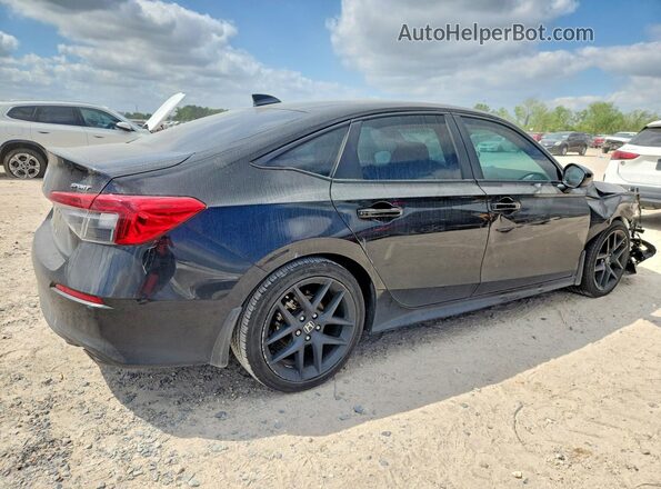 2HGFE2F58RH589724 2024 HONDA CIVIC Черный Задняя правая четверть