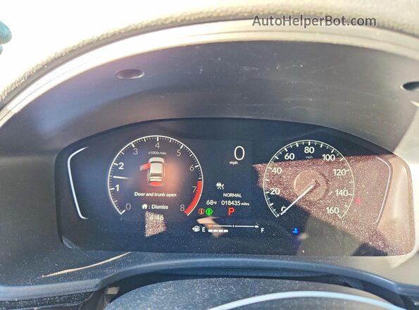 2HGFE2F58SH522014 2025 HONDA CIVIC Silver Սարքավորումների վահանակի տեսք