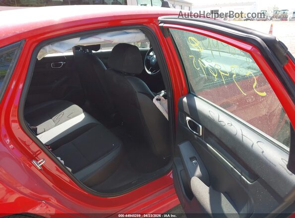 2HGFE2F58SH534695 2025 HONDA CIVIC Red Vista de la etiqueta del VIN