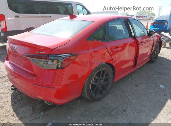 2HGFE2F58SH534695 2025 HONDA CIVIC Red Trasero derecho