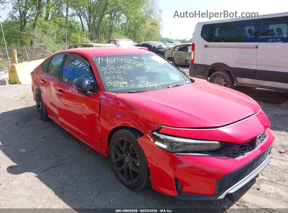 2HGFE2F58SH534695 2025 HONDA CIVIC Red Vista frontal