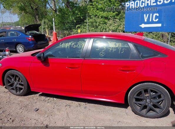 2HGFE2F58SH534695 2025 HONDA CIVIC Red Vista interior de 360 grados