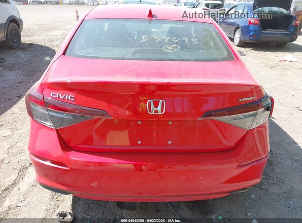 2HGFE2F58SH534695 2025 HONDA CIVIC Red 