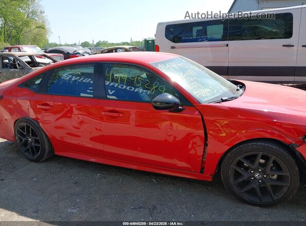 2HGFE2F58SH534695 2025 HONDA CIVIC Red Vista interior trasera