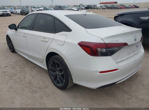 2HGFE2F58SH543333 2025 HONDA CIVIC White Հետևի ձախ