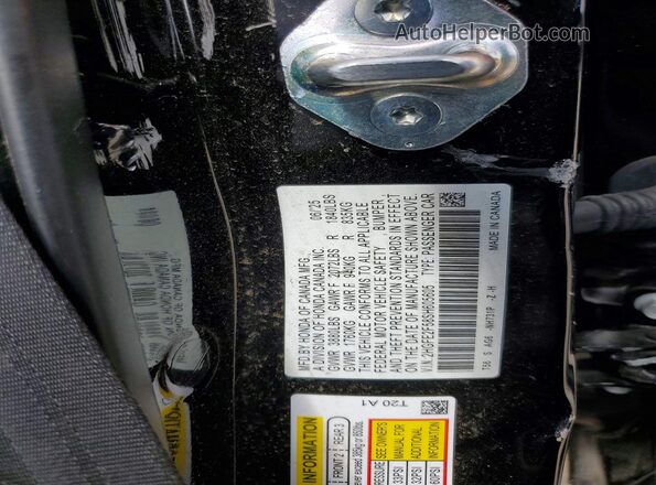 2HGFE2F58SH605605 2025 HONDA CIVIC Черный Вид подкапотного пространства