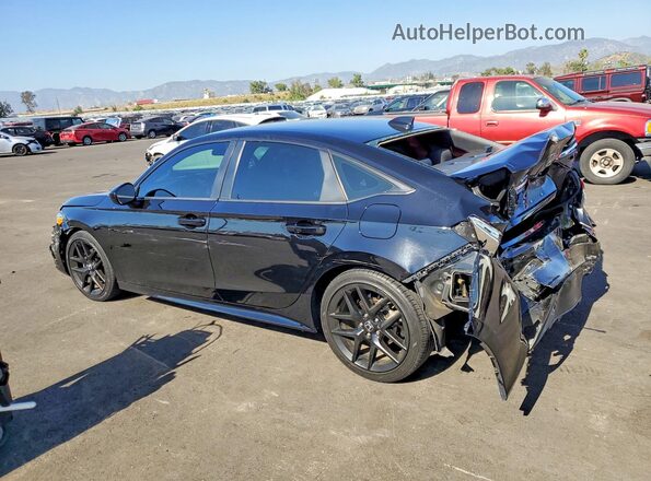 2HGFE2F59NH504240 2022 HONDA CIVIC Black Trasero izquierdo