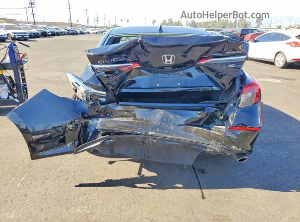 2HGFE2F59NH504240 2022 HONDA CIVIC Black Vista trasera