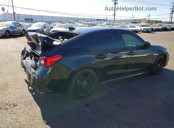 2HGFE2F59NH504240 2022 HONDA CIVIC Black Trasero derecho