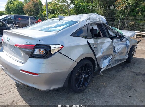 2HGFE2F59NH513584 2022 HONDA CIVIC Серебряный Задняя правая четверть