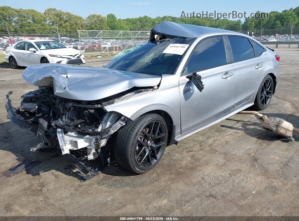 2HGFE2F59NH513584 2022 HONDA CIVIC Серебряный Передняя левая четверть