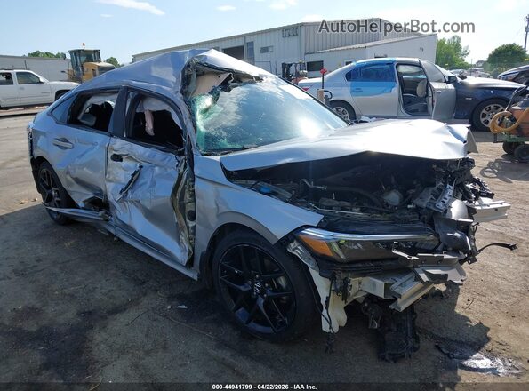 2HGFE2F59NH513584 2022 HONDA CIVIC Серебряный Вид спереди