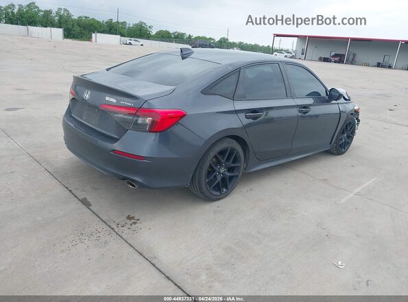 2HGFE2F59NH548934 2022 HONDA CIVIC Gray უკანა მარჯვენა