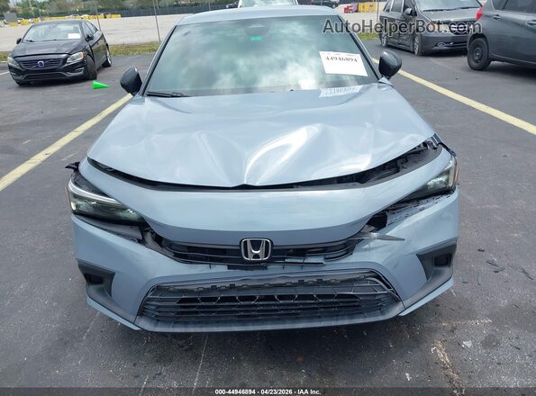 2HGFE2F59NH569010 2022 HONDA CIVIC Gray Widok z przodu
