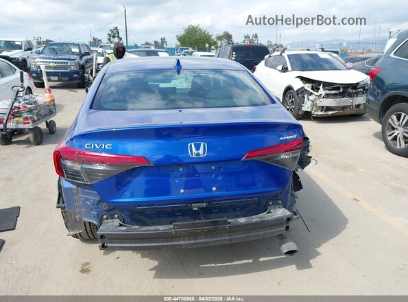 2HGFE2F59NH599737 2022 HONDA CIVIC Blue 