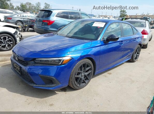 2HGFE2F59NH599737 2022 HONDA CIVIC Blue Przód lewy