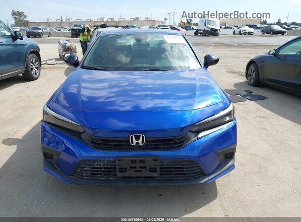 2HGFE2F59NH599737 2022 HONDA CIVIC Blue Widok wnętrza z tyłu