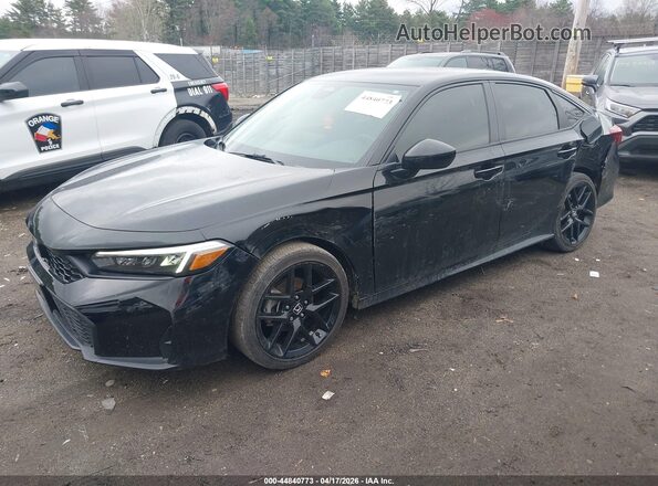 2HGFE2F59SH534849 2025 HONDA CIVIC Black Vista tres cuartos delantera izquierda