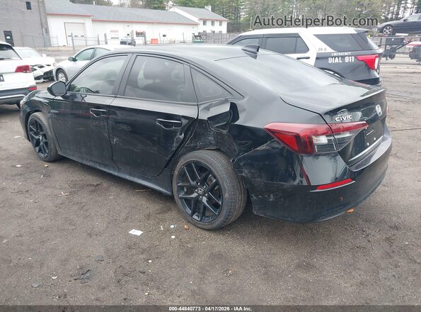 2HGFE2F59SH534849 2025 HONDA CIVIC Black Trasero izquierdo