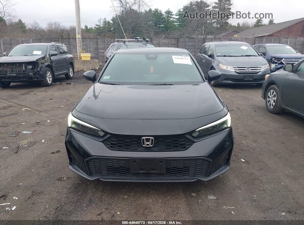2HGFE2F59SH534849 2025 HONDA CIVIC Black Vista del cuadro de instrumentos