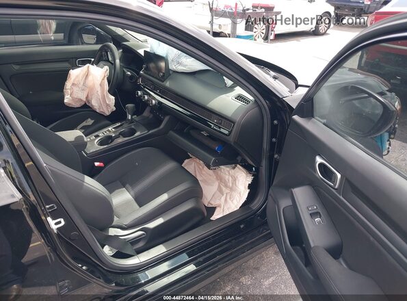 2HGFE2F59SH593397 2025 HONDA CIVIC Black Front interior view