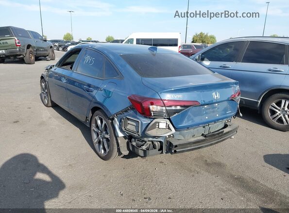 2HGFE4F80SH345366 2025 HONDA CIVIC Blue Trasero izquierdo