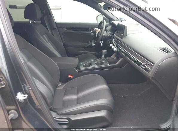 2HGFE4F83SH324382 2025 HONDA CIVIC Gray წინა სალონის ხედი