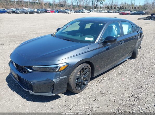 2HGFE4F83TH324299 2026 HONDA CIVIC Black Առջևի ձախ երեք քառորդ տեսարան