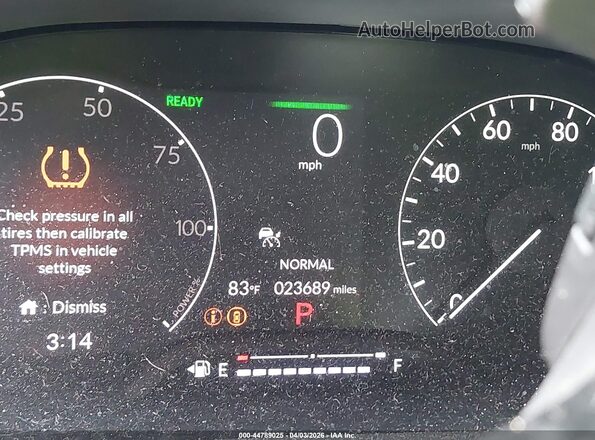 2HGFE4F86SH307690 2025 HONDA CIVIC HYBRID Gray 