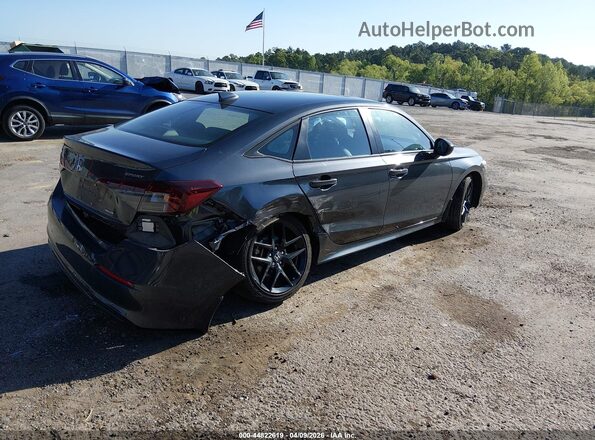 2HGFE4F86SH318026 2025 HONDA CIVIC HYBRID Gray Trasero derecho