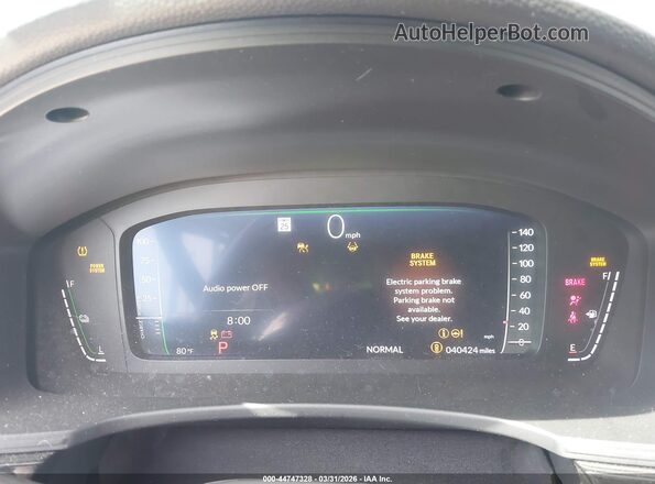 2HGFE4F86SH334775 2025 HONDA CIVIC Gray Widok tylnych siedzeń