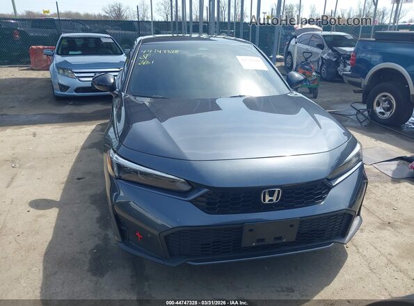 2HGFE4F86SH334775 2025 HONDA CIVIC Gray Widok zestawu wskaźników