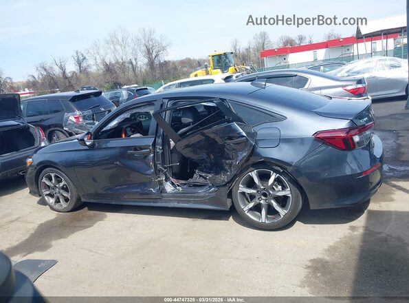 2HGFE4F86SH334775 2025 HONDA CIVIC Gray Widok wnętrza 360 stopni