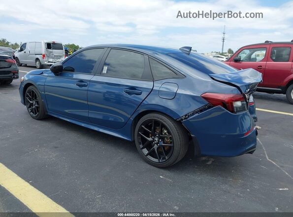 2HGFE4F87SH306435 2025 HONDA CIVIC Blue Rear left