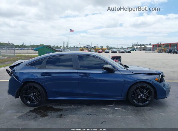 2HGFE4F87SH306435 2025 HONDA CIVIC Blue Instrument cluster view