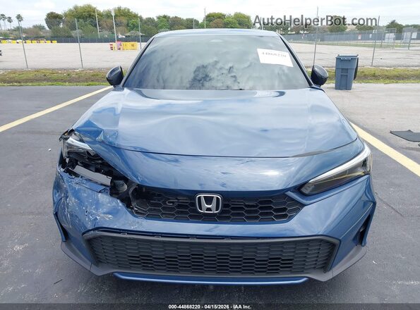 2HGFE4F87SH306435 2025 HONDA CIVIC Blue Dashboard view