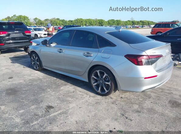 2HGFE4F87SH353576 2025 HONDA CIVIC Silver Rear left