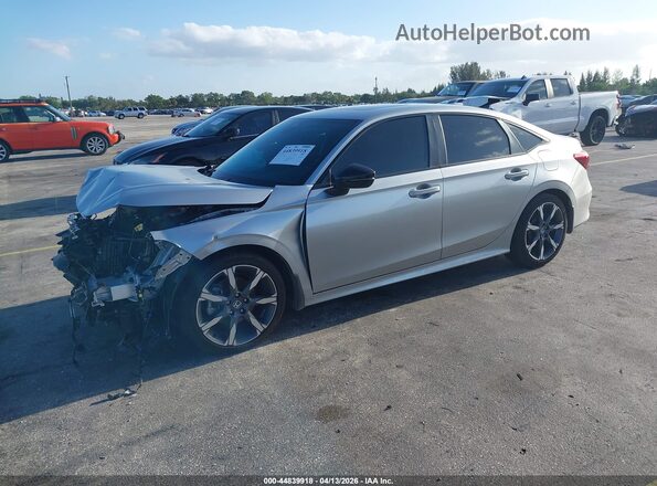 2HGFE4F87SH353576 2025 HONDA CIVIC Silver Front left