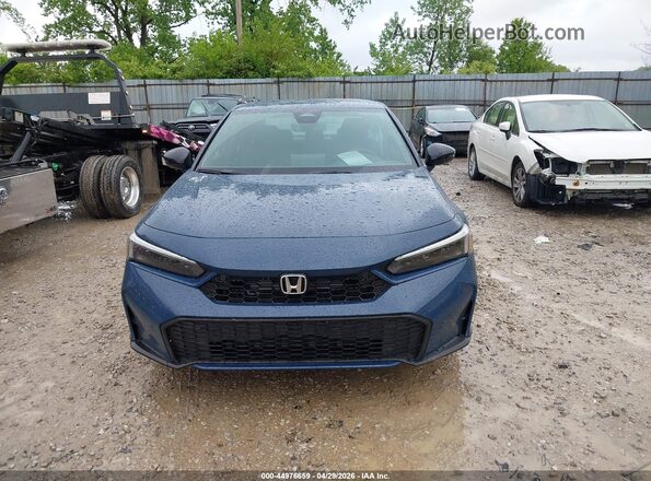 2HGFE4F89TH303909 2026 HONDA CIVIC Blue Սարքավորումների վահանակի տեսք
