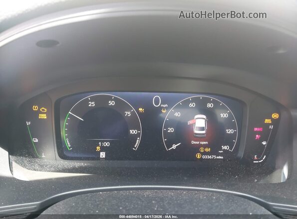 2HGFE4F8XSH313752 2025 HONDA CIVIC HYBRID Gray Vista de los asientos traseros
