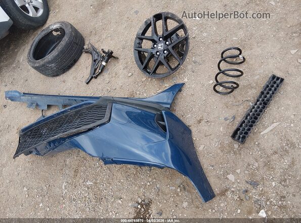 2HGFE4F8XSH337405 2025 HONDA CIVIC Blue Dashboard view