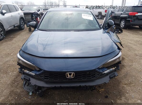 2HGFE4F8XSH337405 2025 HONDA CIVIC Blue Instrument cluster view