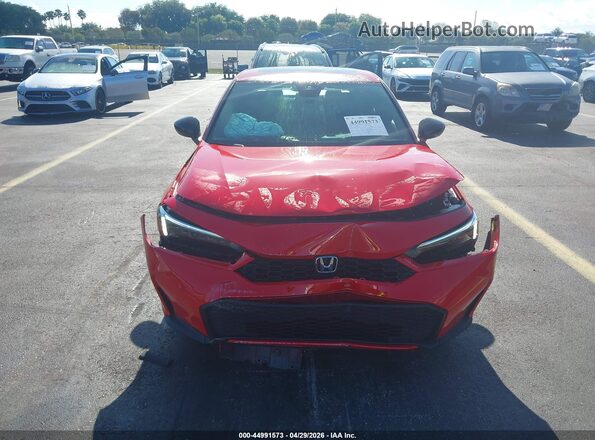 2HGFE4F8XTH319228 2026 HONDA CIVIC Red Սարքավորումների վահանակի տեսք
