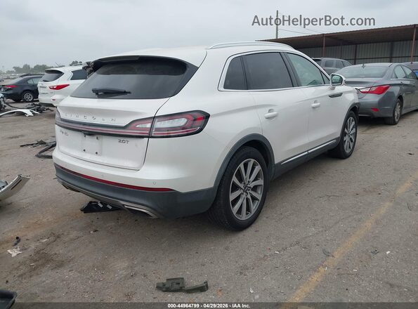 2LMPJ6K97KBL58949 2019 LINCOLN NAUTILUS White უკანა მარჯვენა
