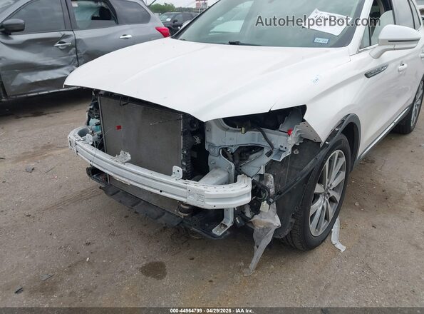 2LMPJ6K97KBL58949 2019 LINCOLN NAUTILUS White წინა ხედი